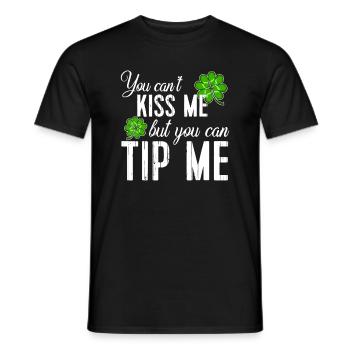 Lustige St Patricks Day Idee Kellnerin Barkeeper Wait - Männer T-Shirt - Schwarz - Vorne - AI Model Male 178 light (178cm)