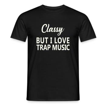 Musikidee Funny Rap Hip Hop Techno R&B Idee Ideen - Männer T-Shirt - Schwarz - Vorne - AI Model Male 178 light (178cm)