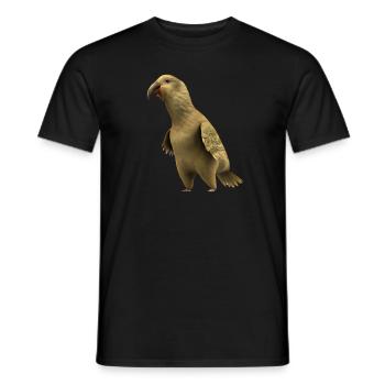 Kakapo - The nocturnal parrot - Men's T-Shirt - black - Front - AI Model Male 178 light (178cm)