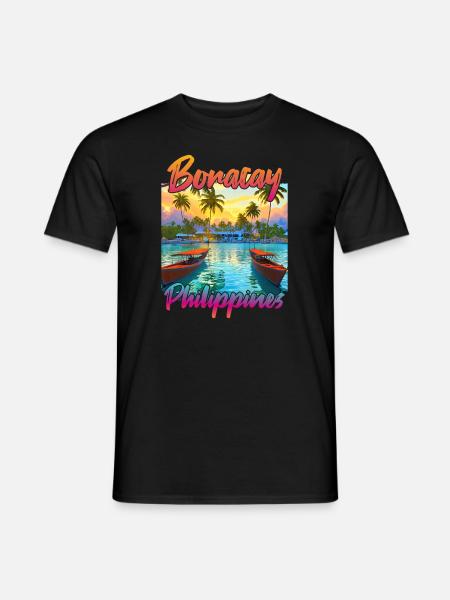 Boracay Sunset - Men's T-Shirt - black