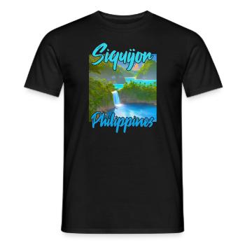 Siquijor Sonnenuntergang - Männer T-Shirt - Schwarz - Vorne - AI Model Male 178 light (178cm)