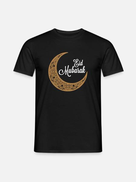 Fêtes islamiques de l’Aïd Moubarak-Aïd Al Fitr - T-shirt homme - noir