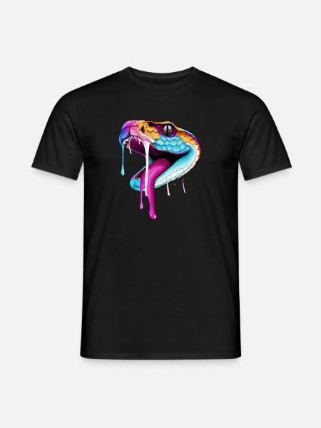 Gradients in the queue - Men's T-Shirt - black