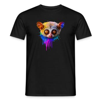 Tarsier Design - Männer T-Shirt - Schwarz - Vorne - AI Model Male 178 light (178cm)