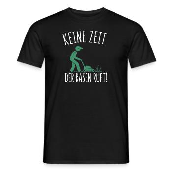 Rasenmäher Rasenpflege Platzwart Rasenflüsterer - Männer T-Shirt - Schwarz - Vorne - AI Model Male 178 light (178cm)