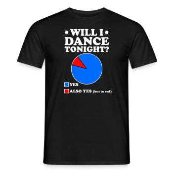 Tanzen Spruch Ballsaal Paartanz Tanz Tanzfläche - Männer T-Shirt - Schwarz - Vorne - AI Model Male 178 light (178cm)