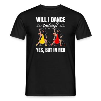 Danse Slogan Ballroom Couple Dance Dance Floor - T-shirt homme - noir - Devant - AI Model Male 178 light (178cm)