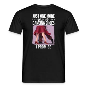 Tanzen Spruch Ballsaal Paartanz Tanz Tanzfläche - Männer T-Shirt - Schwarz - Vorne - AI Model Male 178 light (178cm)