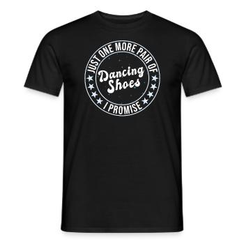 Tanzen Spruch Ballsaal Paartanz Tanz Tanzfläche - Männer T-Shirt - Schwarz - Vorne - AI Model Male 178 light (178cm)