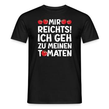 Gehe Zu Tomaten Tomatensorten Gartenfreunde - Männer T-Shirt - Schwarz - Vorne - AI Model Male 178 light (178cm)