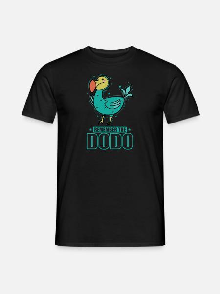 Remenber the Dodo Vogel aus Mauritius - Männer T-Shirt - Schwarz