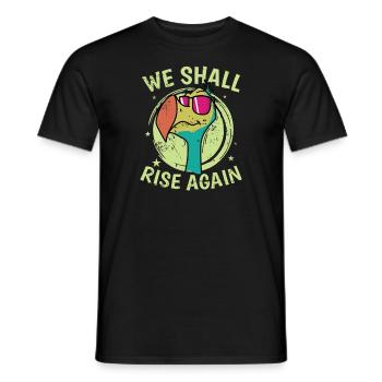 We Shall Rise Again Oiseau de Maurice - T-shirt homme - noir - Devant - AI Model Male 178 light (178cm)
