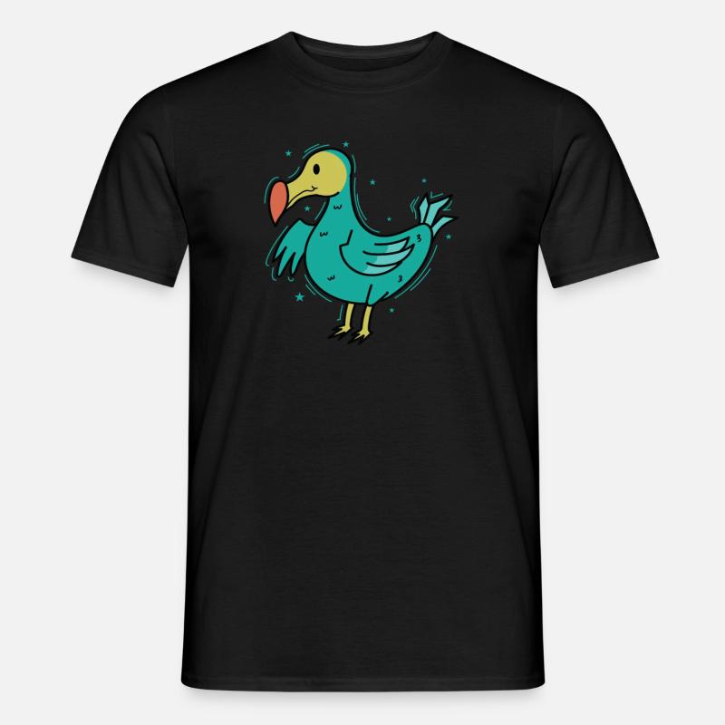 netter Dodo Vogel aus Mauritius - Männer T-Shirt - Schwarz