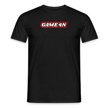 Jeu de football sur la mentalité des joueurs de football - T-shirt homme - noir - Devant - AI Model Male 178 light (178cm)