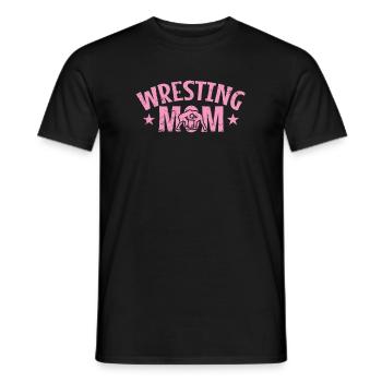 Wrestling Mom Show Ring Fight Acting - Men's T-Shirt - black - Front - AI Model Male 178 light (178cm)