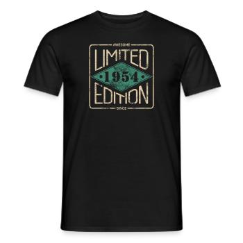 Génial depuis 1954 Rétro Vintage Design - T-shirt homme - noir - Devant - AI Model Male 178 light (178cm)