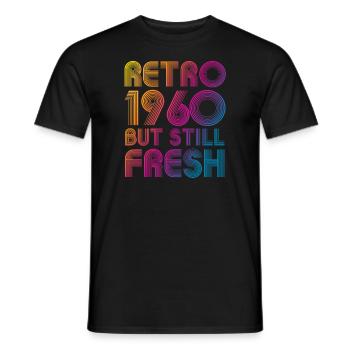 Millésime 1960 - T-shirt homme - noir - Devant - AI Model Male 178 light (178cm)