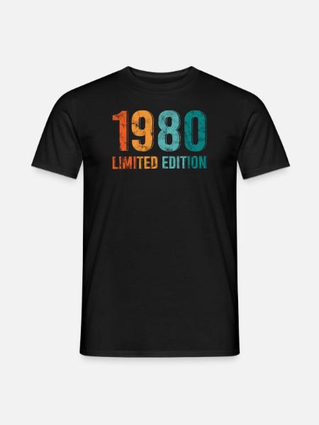 Edition Limitée Vintage 1980 Retro Design - T-shirt homme - noir