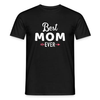 Meilleure fête des mères de tous les temps - T-shirt homme - noir - Devant - AI Model Male 178 light (178cm)