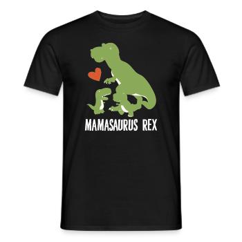 Mamasaurus Rex Dinosaur Lover Mother's Day Gift - Men's T-Shirt - black - Front - AI Model Male 178 light (178cm)