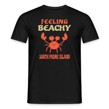 Urlaub auf South Padre Island - Familienausflug nach Texas - Männer T-Shirt - Schwarz - Vorne - AI Model Male 178 light (178cm)