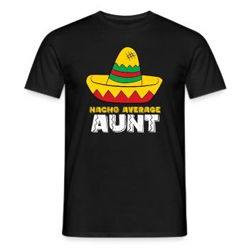 Nacho Durchschnittliche Tante Cinco De Mayo Nacho - Männer T-Shirt - Schwarz - Vorne - AI Model Male 178 light (178cm)