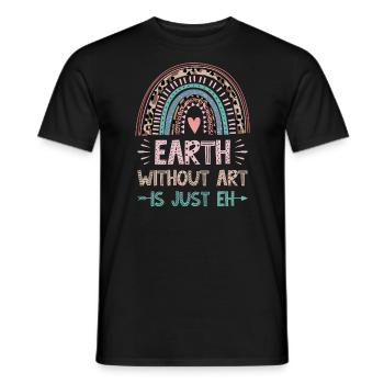 Professeur d’art Drôle de dicteur Cours d’art Cours d’art - T-shirt homme - noir - Devant - AI Model Male 178 light (178cm)