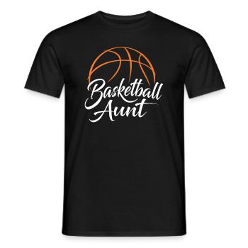Tante basketball | Basketball Maman Tantebasketball - T-shirt homme - noir - Devant - AI Model Male 178 light (178cm)