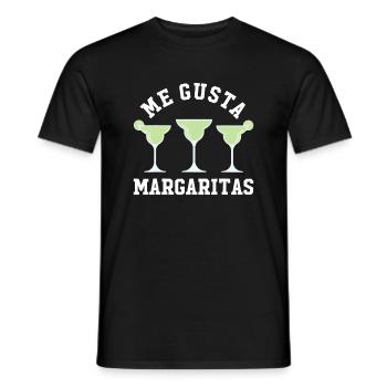 Me Gusta Margaritas - Cinco De Mayo May Fifthbaby - Men's T-Shirt - black - Front - AI Model Male 178 light (178cm)