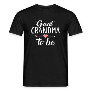 Great grandma to bewilldragon if funpeople animal - Men's T-Shirt - black - Front - AI Model Male 178 light (178cm)
