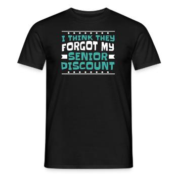 Rentner Rente Humor - Männer T-Shirt - Schwarz - Vorne - AI Model Male 178 light (178cm)