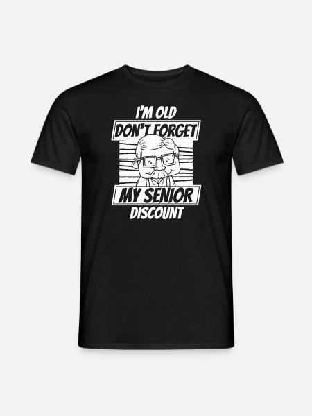 Pensioner Pension Funny - Men's T-Shirt - black