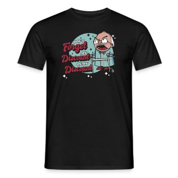 Rentner Rente Witzig Dont Forget My Discount - Männer T-Shirt - Schwarz - Vorne - AI Model Male 178 light (178cm)