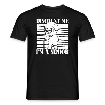 Rentner Rente Humor - Männer T-Shirt - Schwarz - Vorne - AI Model Male 178 light (178cm)