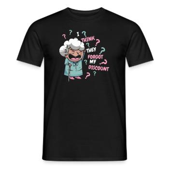 Rentner Rente Humor - Männer T-Shirt - Schwarz - Vorne - AI Model Male 178 light (178cm)