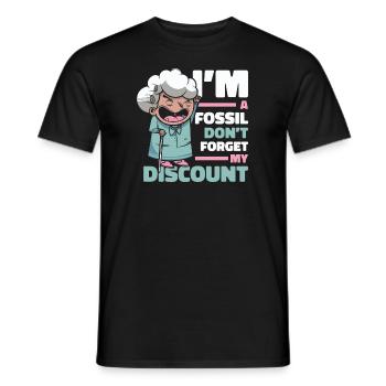 Rentner Rente Humor - Männer T-Shirt - Schwarz - Vorne - AI Model Male 178 light (178cm)