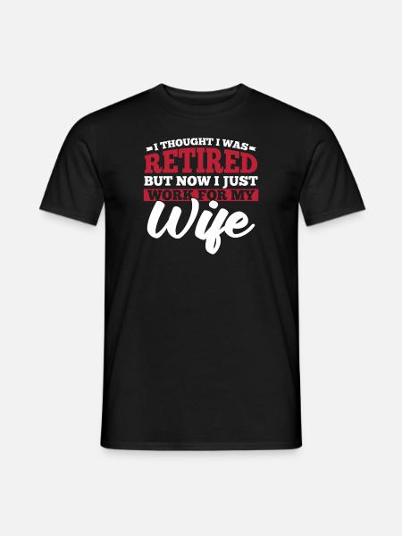 Pensioner pension funny - Men's T-Shirt - black