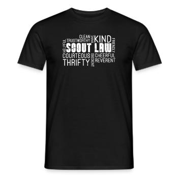 Éclaireur - T-shirt homme - noir - Devant - AI Model Male 178 light (178cm)