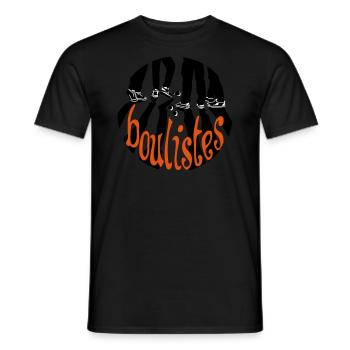 boulistes - T-shirt homme - noir - Devant - AI Model Male 178 light (178cm)