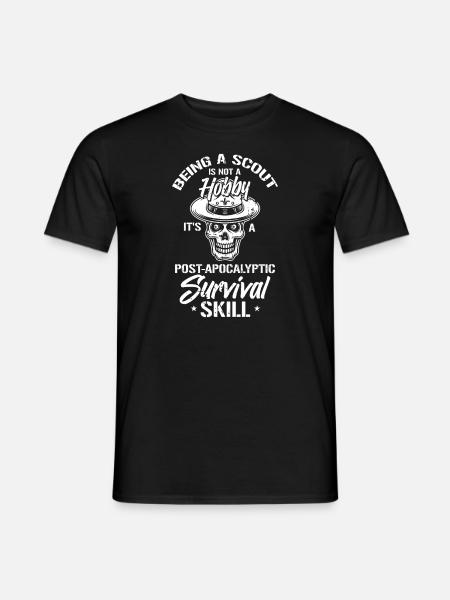 Boy Scout U.S. Flag - Men's T-Shirt - black