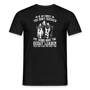 Éclaireur - T-shirt homme - noir - Devant - AI Model Male 178 light (178cm)