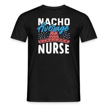 Nourriture mexicaine Cinco de Mayo Infirmière - T-shirt homme - noir - Devant - AI Model Male 178 light (178cm)