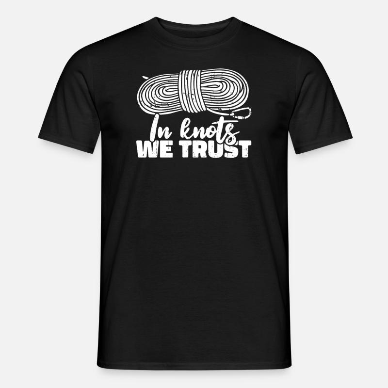 Pfadfinder Knoten - Männer T-Shirt - Schwarz