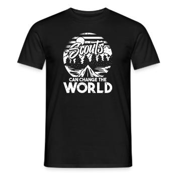 Éclaireur - T-shirt homme - noir - Devant - AI Model Male 178 light (178cm)