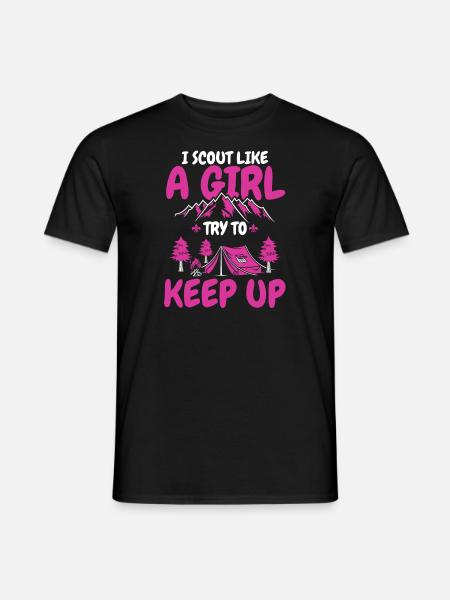 Fille scoute - T-shirt homme - noir