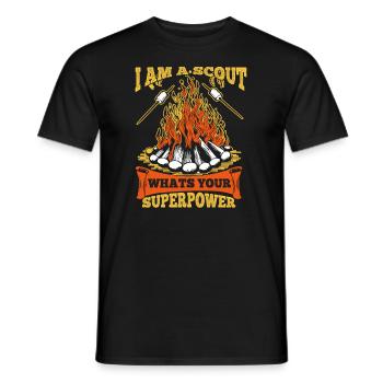 Boy Scout Bacon - T-shirt homme - noir - Devant - AI Model Male 178 light (178cm)