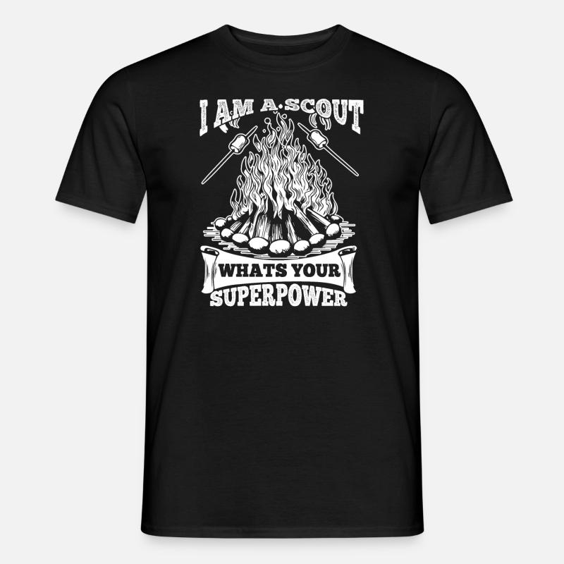 Pfadfinder - Männer T-Shirt - Schwarz