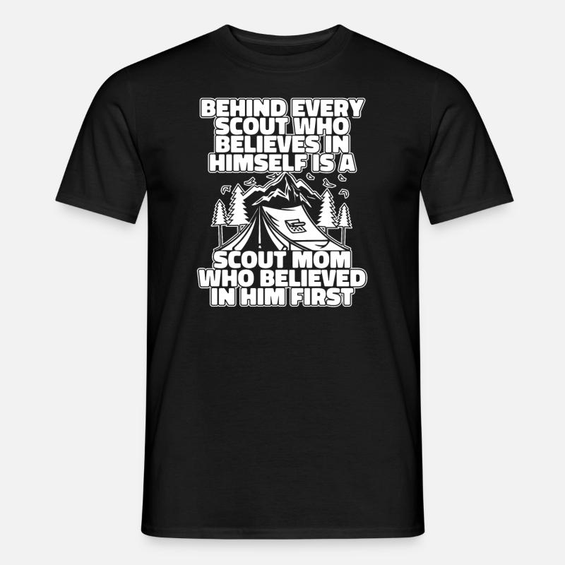 Pfadfinder - Männer T-Shirt - Schwarz