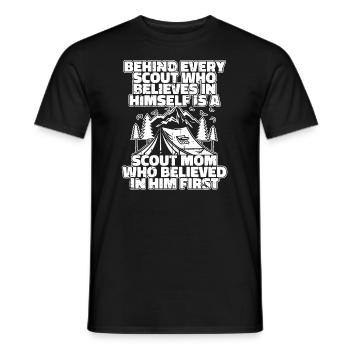 Éclaireur - T-shirt homme - noir - Devant - AI Model Male 178 light (178cm)