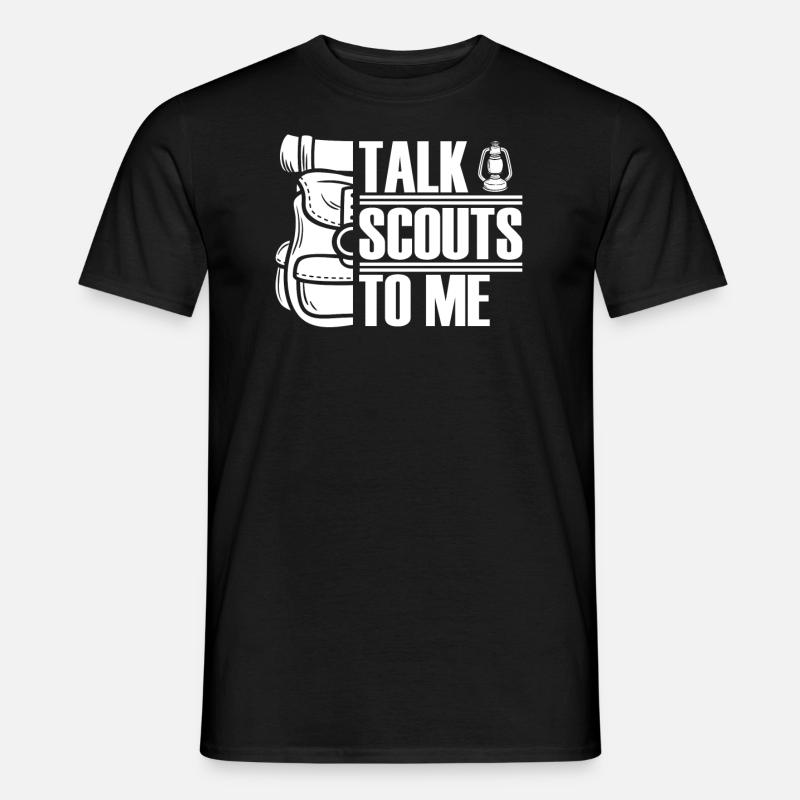 Pfadfinder - Männer T-Shirt - Schwarz